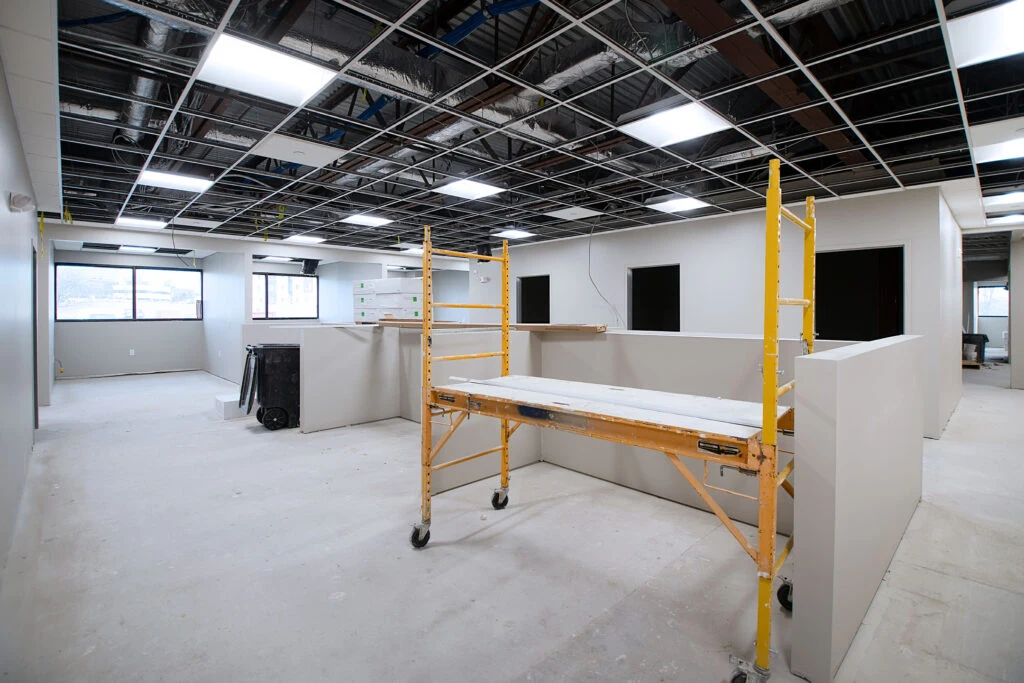 Commercial interior under renovation