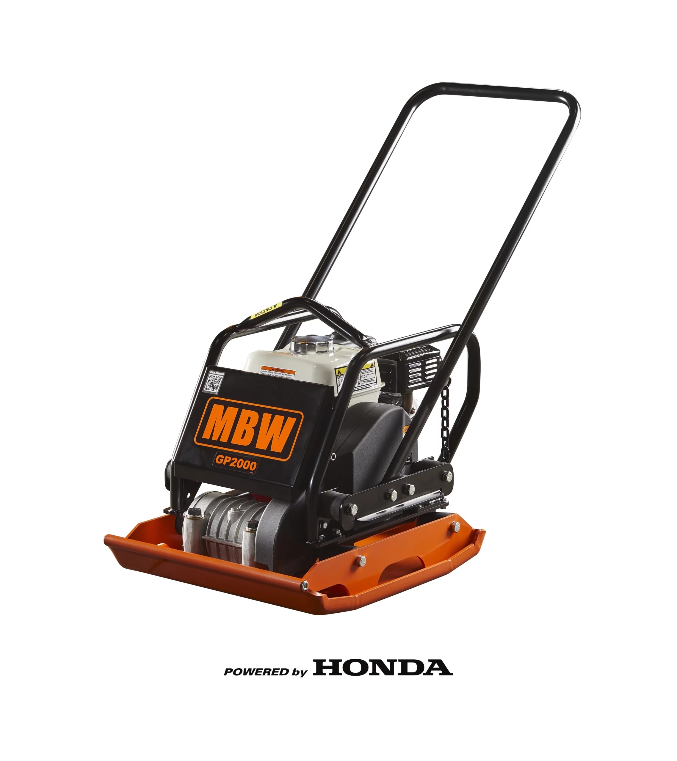 Walk-behind vibratory plate compactor